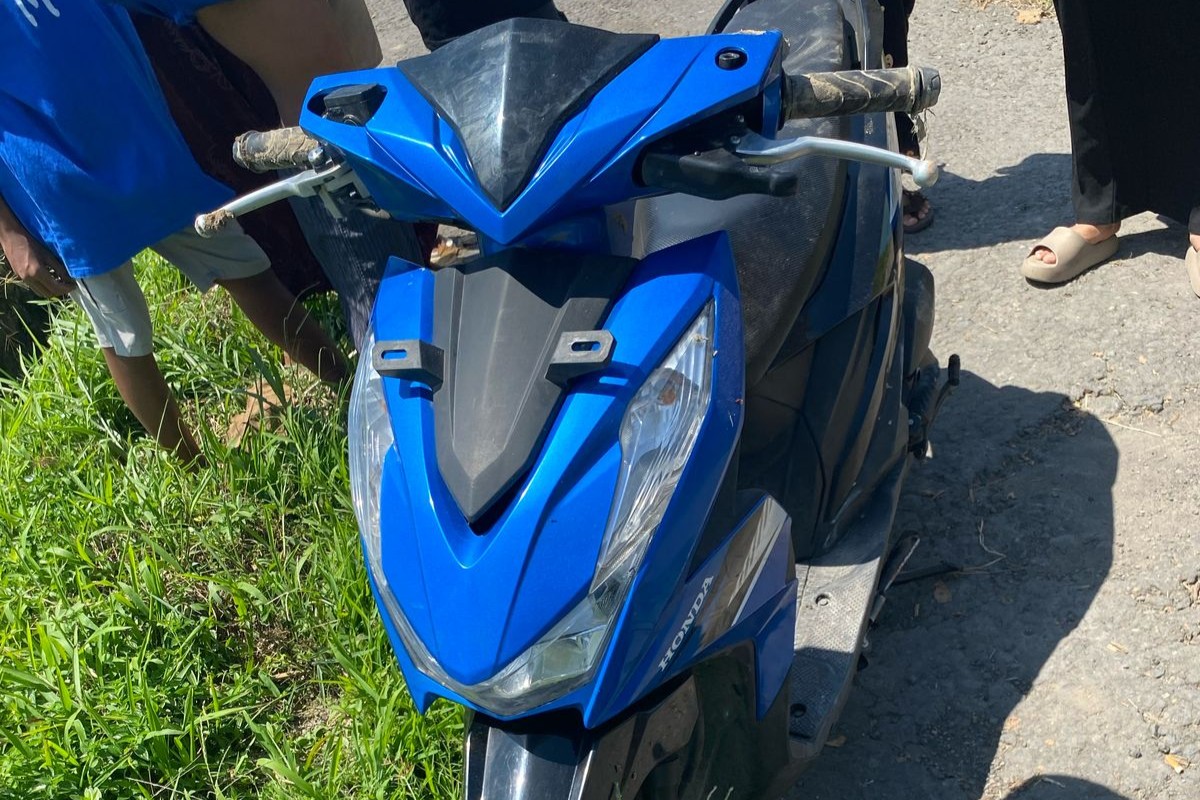 Berkat Informasi Warga, Polsek Kediri Temukan Sepeda Motor Diduga Hasil Curian di Tanah Kosong