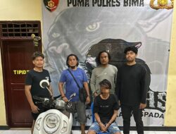 14 Bulan Diburu Komplotan Pelaku Curanmor Sadis ini Berhasil Diringkus Satreskrim Polres Bima