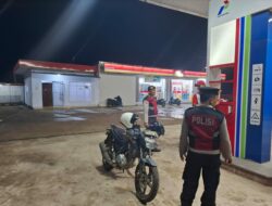 Patroli Humanis Polsek Sekotong Jaga Keamanan Objek Vital Desa Cendi Manik