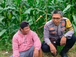 Kunjungan Bhabinkamtibmas di Dusun Penyeleng Dorong Produktivitas Petani