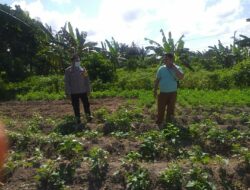 Petani Dusun Lamper Dapat Pendampingan Polri untuk Kemandirian Pangan