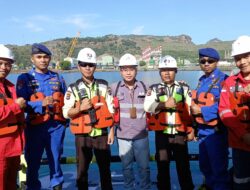 Perketat Pengawasan, Ditpolairud Polda NTB Intensifkan Patroli Laut di Sekitar Pelabuhan PT. AMNT