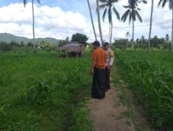 Polisi dan Petani Bersinergi Jaga Ketahanan Pangan Lokal di Kuripan Timur