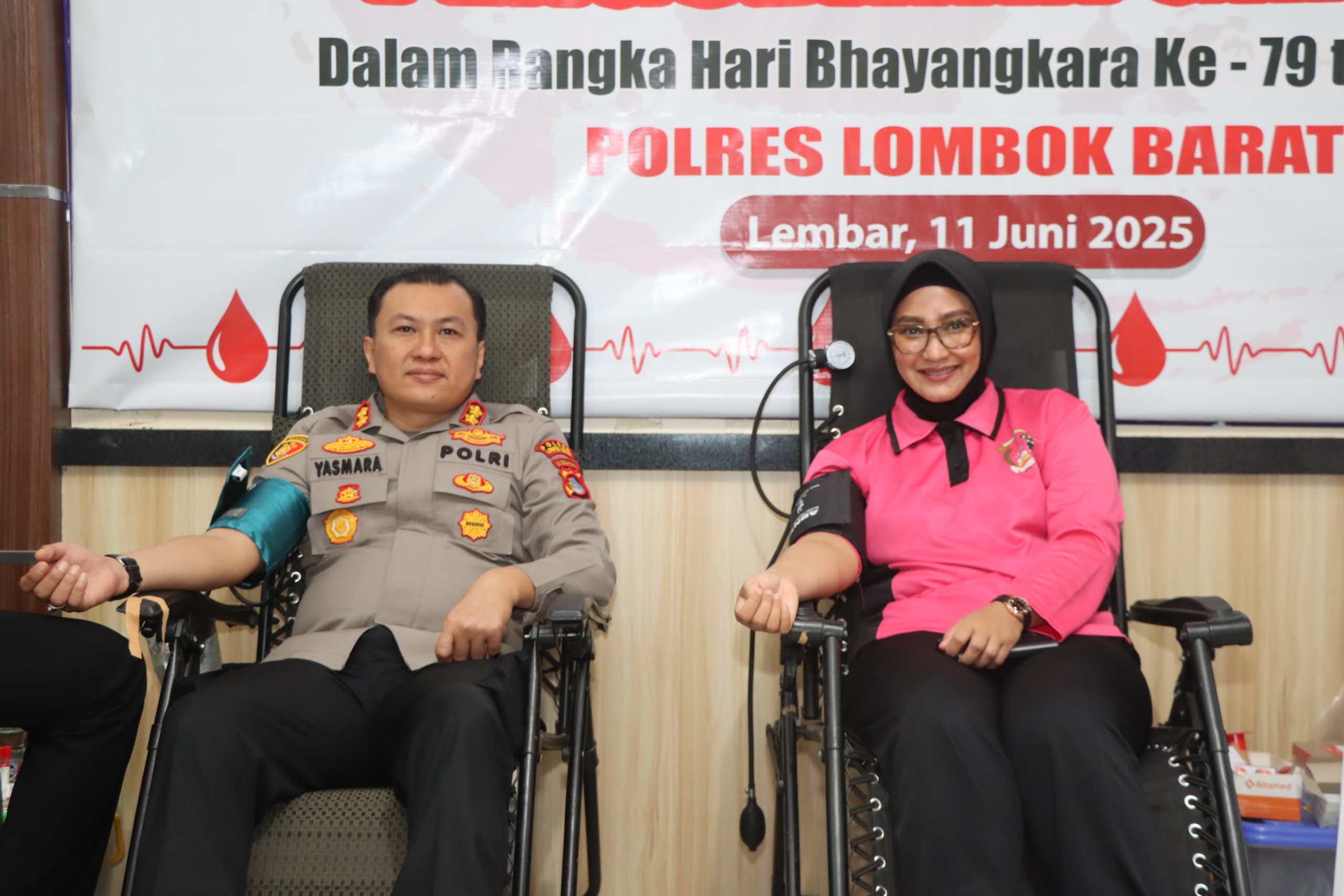 Sinergi Polri dan Warga Lombok Barat dalam Bhakti Kesehatan 2025