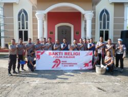 Wujudkan Harmoni Antar Umat Beragama, Polda Kalbar Gelar Bakti Religi Serentak Sambut Hari Bhayangkara ke-79