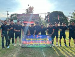 Meriahkan HUT Bhayangkara Ke-79 Kapolres Bima AKBP Eko Sutomo S.I.K.,M.I.K.,Buka Turnamen Volly ball dan Sepak Bola Mini