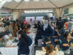Warga Sulut Ramai dan Sangat Antusias Hadiri Car Free Day oleh Polda Sulut Menyambut Hari Bhayangkara ke-79 di Kawasan Megamas, Kota Manado.