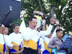 Bhayangkara Sport Day: Kapolri Bawakan Lagu God bless dan Bon Jovi di Bundaran HI
