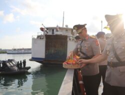 Sinergi Institusi di Tabur Bunga Laut PDS Lembar, Lombok Barat
