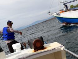 Menjelang Hari Jadi Ke-79 Bhayangkara, Satpolairud Polres Bima Tingkatkan Patroli di Wilayah Perairan Teluk Bima