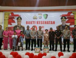 Semarak Hari Bhayangkara ke-79, Polda Sulut Gelar Bakti Kesehatan di Desa Pakuweru Minsel