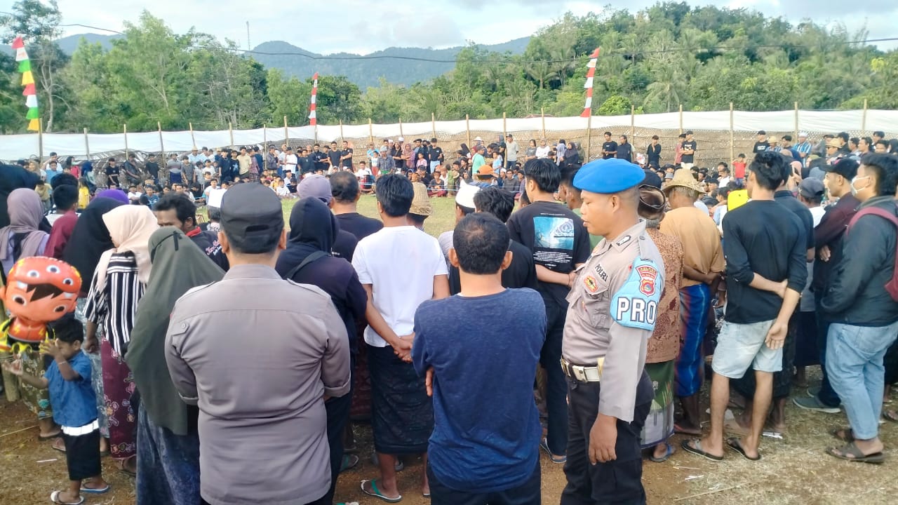 Peresean di Mareje Timur Berlangsung Kondusif, Polsek Lembar Dapat Apresiasi