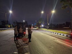 Cegah Kejahatan Malam, Polsek Gerung Gencarkan Patroli di Kecamatan Gerung