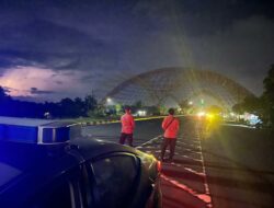 Patroli Malam Polsek Labuapi Jaga Keamanan Bypass BIL Lombok Barat