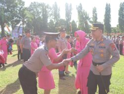 Korp Raport Polres Lombok Barat, Semangat Baru 81 Personel Naik Pangkat