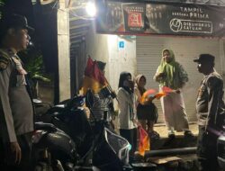 Pastikan Kenyamanan Masyarakat Yang Beraktifitas dan Istrahat di Malam Hari, Polsek Sanggar Hadir Dengan Metode Sambang Dialogis