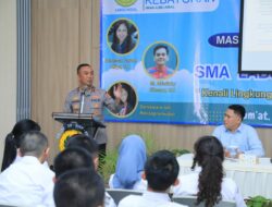 Beri Materi di MPLS SMA Labschool, Kadiv Humas Berikan Motivasi Hadapi Bonus Demografi