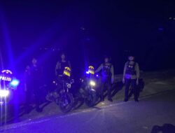 Pastikan Kondusifitas Wilayah dan Antisipasi Aksi Begal, Kasus 3C Satsamapta Polres Bima Gencarkan Patroli KRYD malam