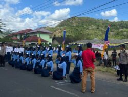 Semangat Kemerdekaan Berkobar di Sekotong Lewat Lomba Gerak Jalan