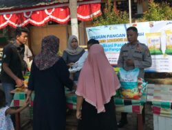 Operasi Pangan Murah di Desa Kediri, Harga Beras dan Minyak Lebih Hemat