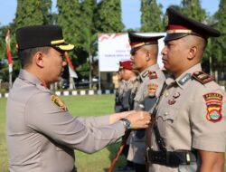 Mutasi dan Promosi di Polres Lombok Barat, Kapolres Harapkan Inovasi Pejabat Baru