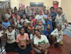 Satgas Damai Cartenz Salurkan Bantuan kepada Anak Panti Asuhan Terdampak Kebakaran