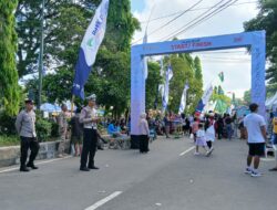 Lalu Lintas Lancar Berkat Pengamanan Ketat Satlantas di Bundaran Penas