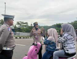 Cegah Kemacetan dan Minimalisir Aksi Kejahatan di Jam Sibuk Pamata Polres Bima Gelar Rawan Sore