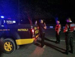Patroli Blue Light Polres Lombok Barat Amankan Jalur Bypass BIL I