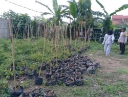 Bhabinkamtibmas Meninting Dorong Optimalisasi Lahan Pekarangan Rumah