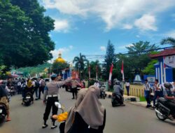 Cegah Laka Lantas, Polsek Gerung Fokus Pengamanan di Titik Rawan