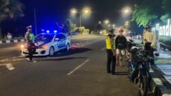 Demi Keamanan, Satlantas Polres Lombok Barat Gencarkan Patroli Malam