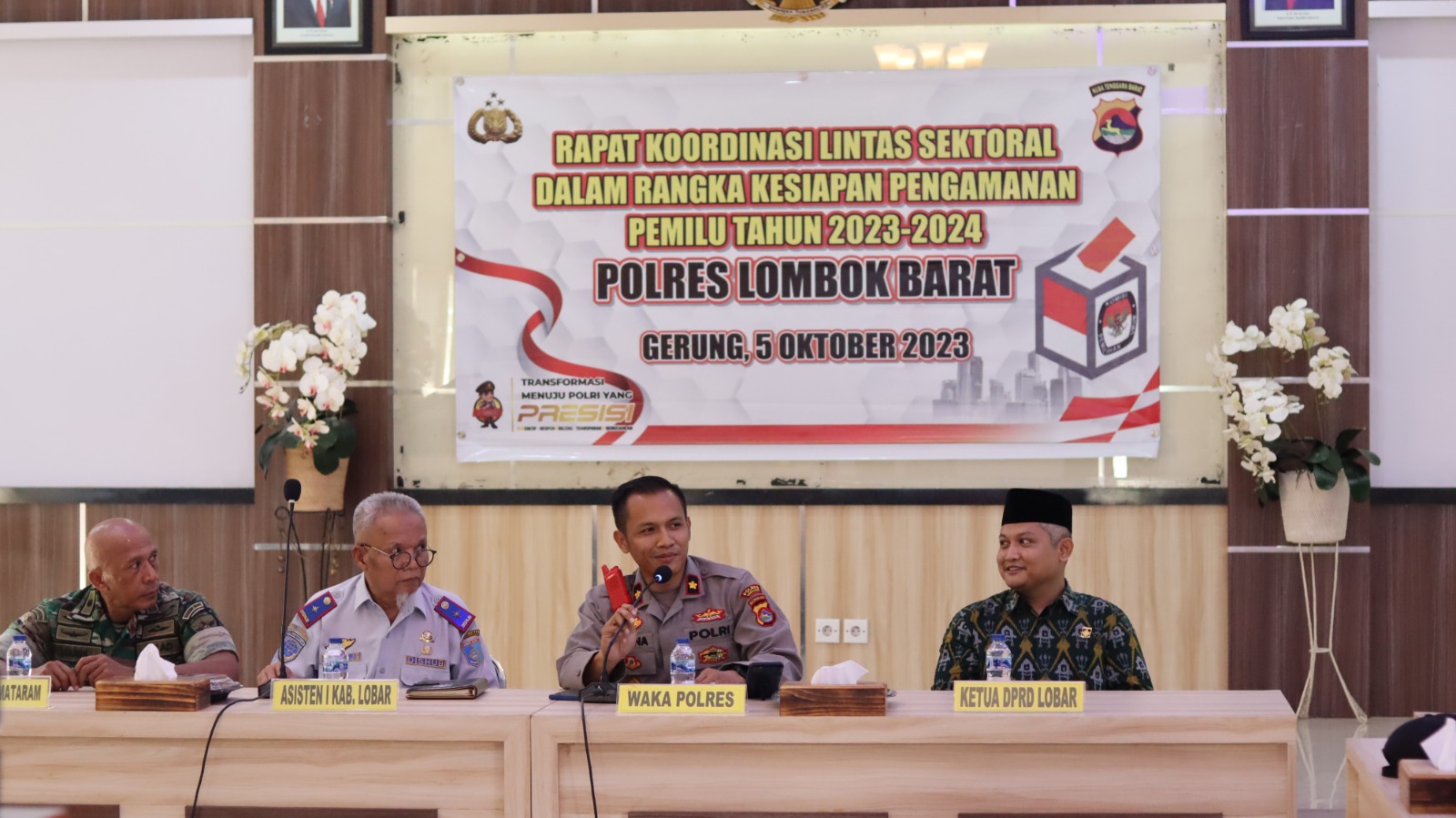 Lombok Barat Siap Amankan Pemilu 2024