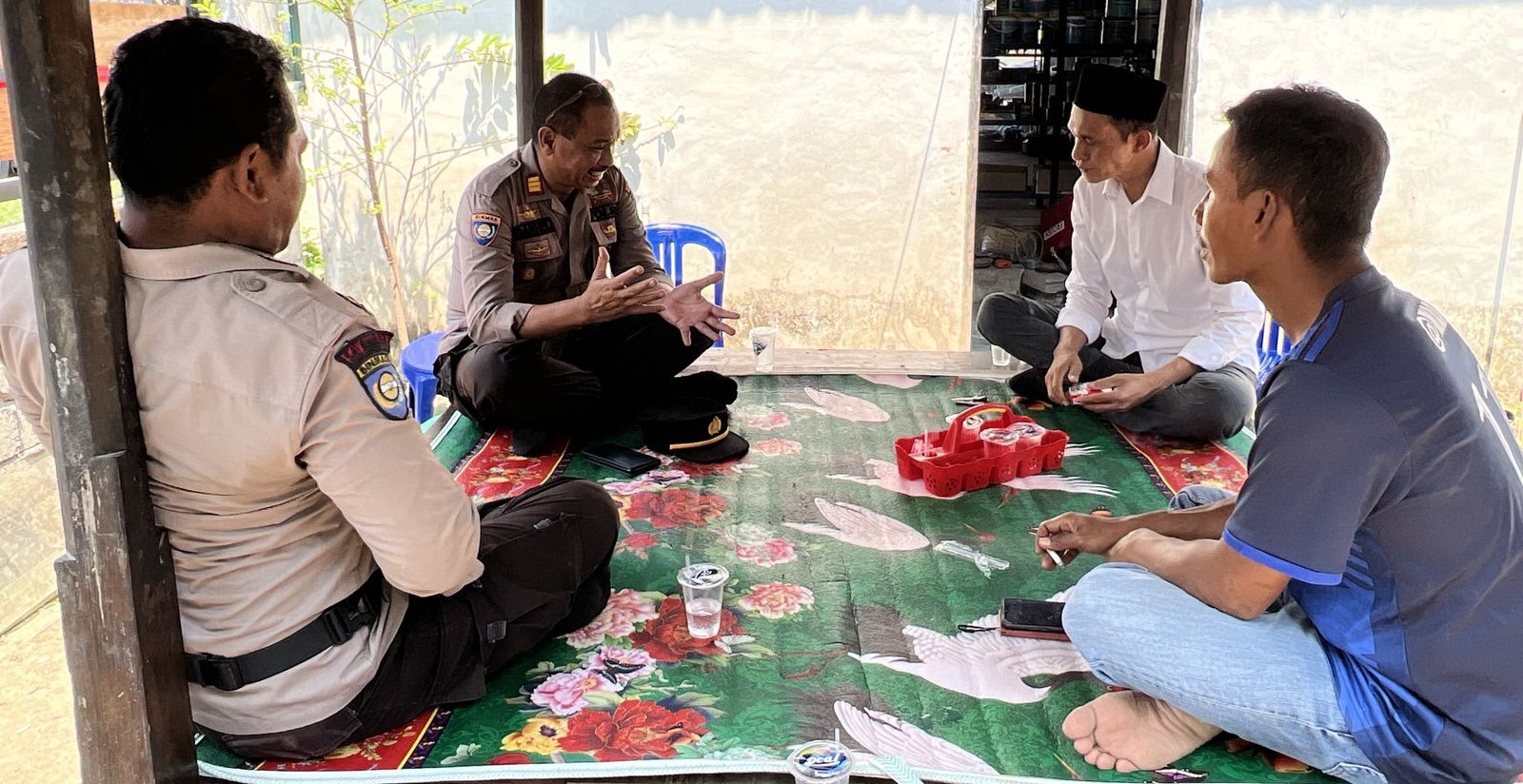 Polres Lombok Barat Gelar Sosialisasi Pemilu Serentak 2024 di Kuripan Utara