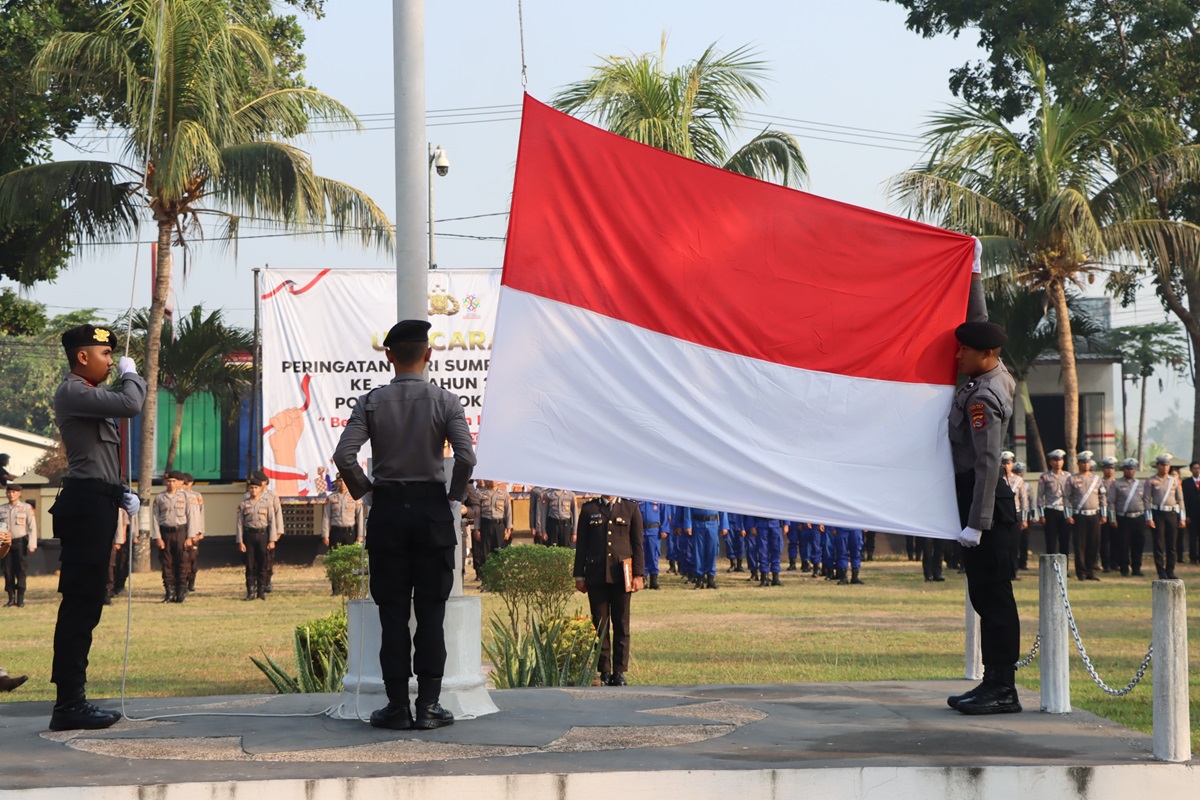 Polres Lombok Barat Gelar Upacara Peringatan Hari Sumpah Pemuda ke-95