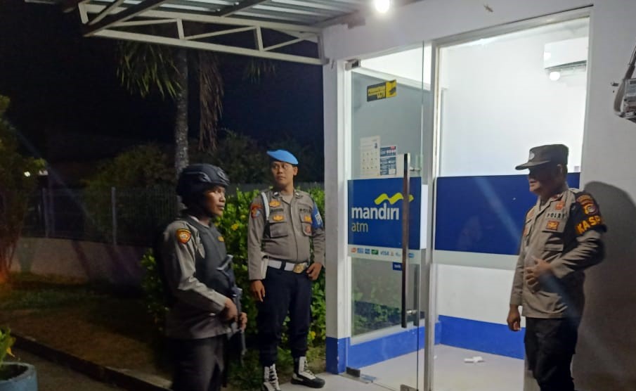 Polsek Kediri Gelar Patroli Objek Vital ATM