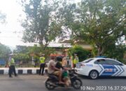 Polres Lombok Barat Patroli Jalur Pemilu, Pastikan Masyarakat Aman dan Nyaman