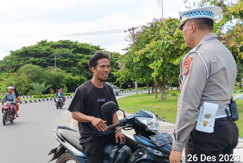 Polres Lombok Barat Gelar Patroli Antisipasi 3C di Jalur Bypass BIL