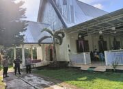 Pos Pam Ops Lilin Rinjani 2023 Amankan Kegiatan Ibadah Minggu di Gereja-Gereja Kota Bima