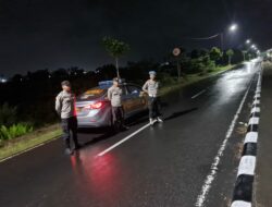 Kediri Aman? Intip Aksi Patroli Blue Light Berantas Kejahatan Malam Hari