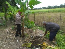 Langkah Nyata Bhabinkamtibmas Desa Jagaraga Menuju Desa Mandiri Pangan