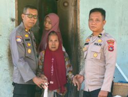 Program Peduli Mantap: Polres Lombok Barat Bantu Lansia di Dusun Ketejer