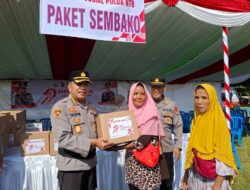 Polda NTB Salurkan 5.600 Paket Sembako Sambut Hari Bhayangkara ke-79