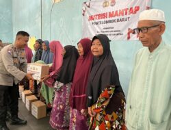 Peduli Lansia, Polres Lobar Gelar Aksi Sosial di Kecamatan Kediri