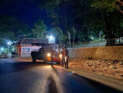 Satsamapta Polres Bima Gencarkan Patroli KRYD Malam Cegah Potensi Aksi Kriminalitas di Wilayah Hukumnya