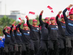 Bukti Nyata Kolaborasi Dengan Masyarakat, Buruh Meriahkan HUT Bhayangkara ke-79