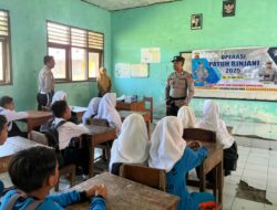 Edukasi Keselamatan Berlalulintas, Satgas Preventif Operasi Patuh Rinjani Polres Bima Sambangi Pelajar SMPN 05 Palibelo