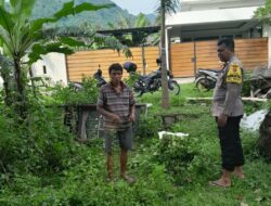 Sinergi Bhabinkamtibmas dan Masyarakat Krandangan untuk Kemandirian Pangan