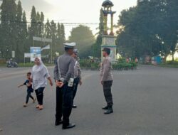 Polres Lombok Barat Pastikan Car Free Day di Jalan Soekarno-Hatta Berjalan Lancar