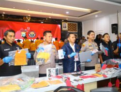 Polda Sulsel Gelar Press Release Kasus Tindak Pidana dalam Aksi Unras di Wilayah Hukum Polda Sulsel, Tetapkan 53 Tersangka